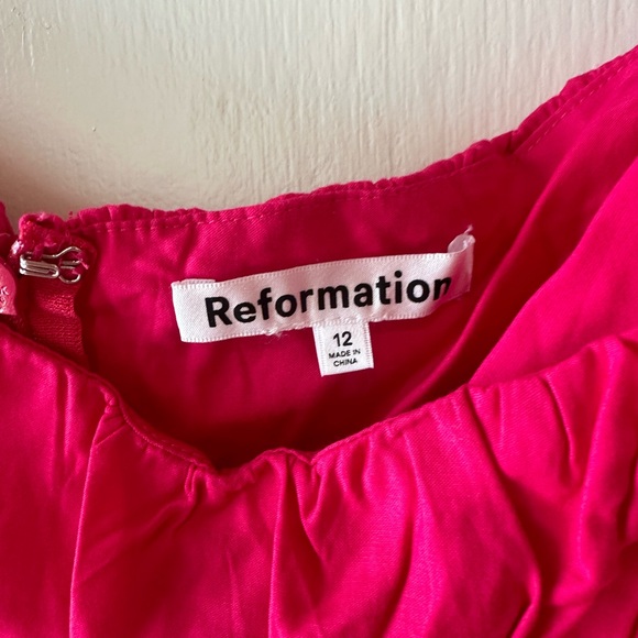 Reformation pink Farley dress - Picture 8 of 10